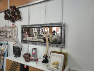 Figura Buda Decorativa Negra y Plateada