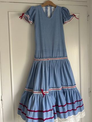 Traje Gitana Niña 6-7 Años Rocio Fdez Cota