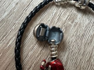 Pulsera Pandora Cuero Negro con Charms