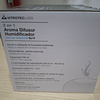 Difusor Aroma Humidificador VitrotecLabs BP19