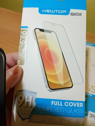 LOTTO 6 PELLICOLE VETRO TEMPERATO PER REDMI E OPPO