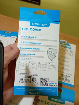 LOTTO 6 PELLICOLE VETRO TEMPERATO PER REDMI E OPPO