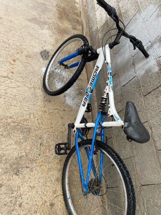 Bicicleta Romester Blanca y Azul