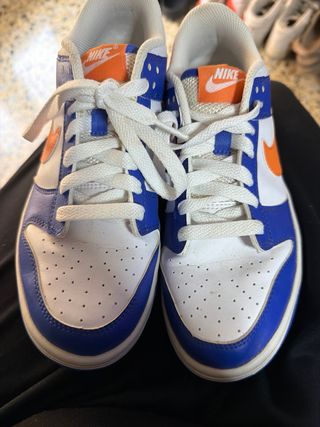 Nike Dunk Low Azules y Naranjas