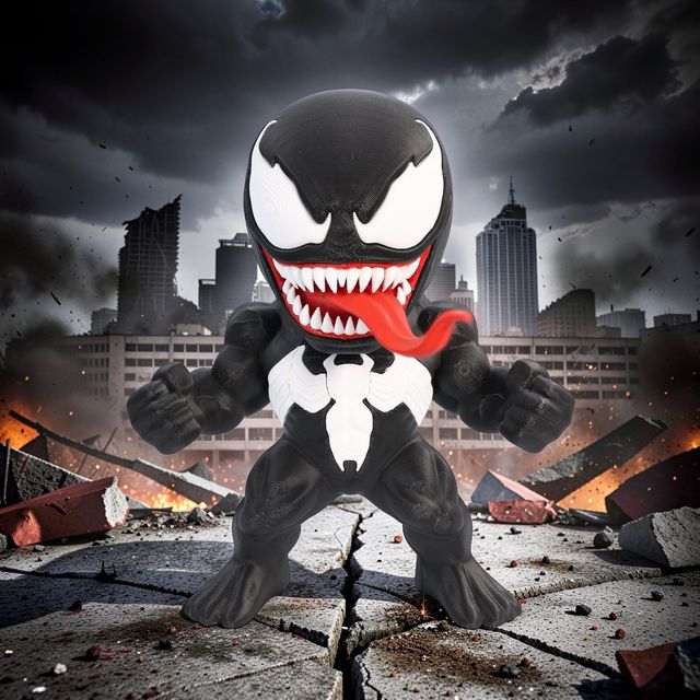 Figura Venom Impresión 3D