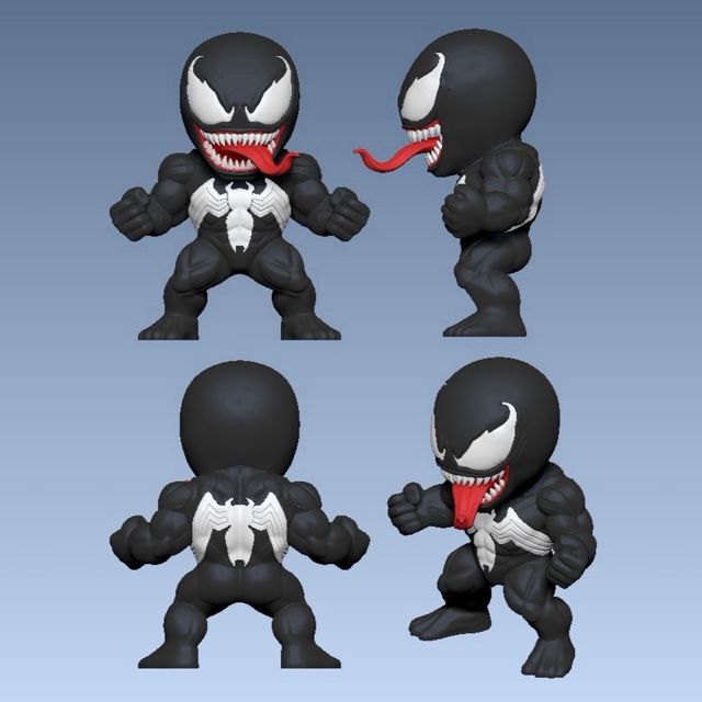 Figura Venom Impresión 3D
