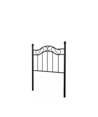 Cabecero de metal negro