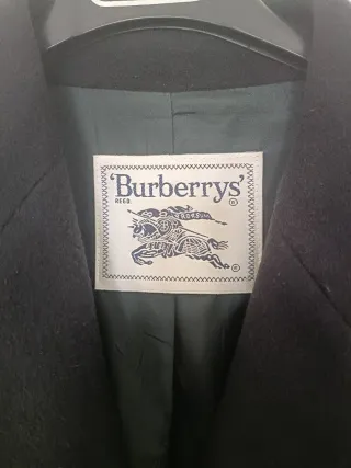 Americana Burberry Donna blu navy