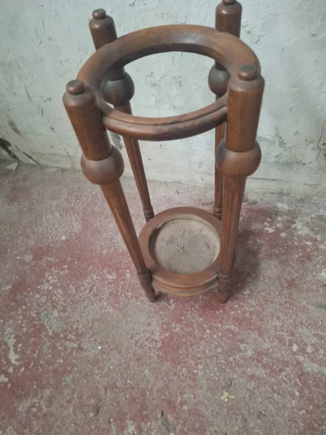 Decoración madera y mimbre