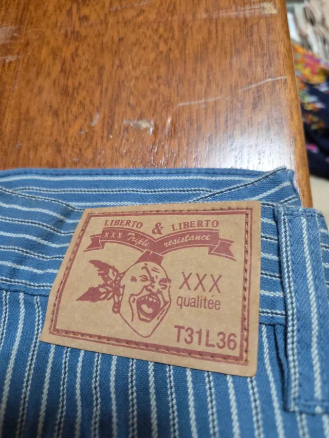 Pantalón rayas hombre Liberto Talla M