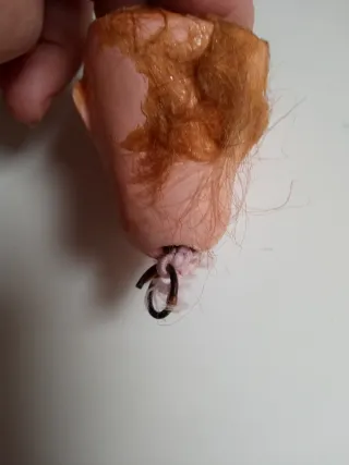 Teste di bambole antiche