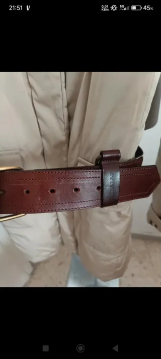 Parka Burberry Mujer Beige