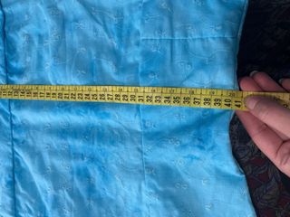 Traje Flamenca Azul Tie Dye perforado