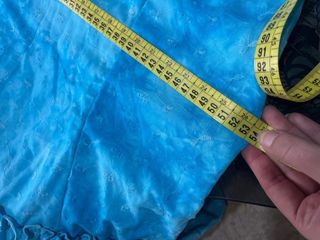 Traje Flamenca Azul Tie Dye perforado