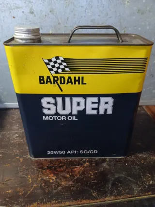 Bidón Aceite Bardahl Super Motor Oil Vintage