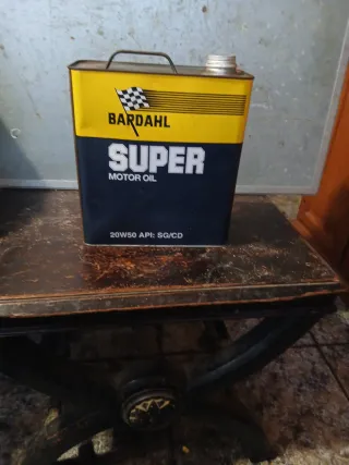 Bidón Aceite Bardahl Super Motor Oil Vintage