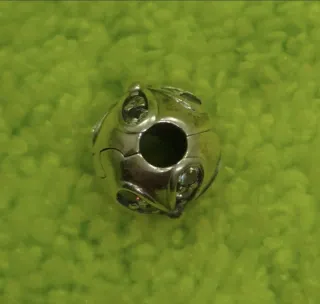 Charm Clip Flores Original Pulsera Plata.