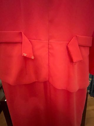 Vestido Fiesta Sonia Peña Rojo