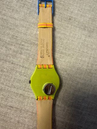 Swatch Quarzo Blu/Giallo/Arancio
