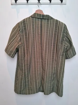 Chaqueta Camisa Mangas Cortas Verde