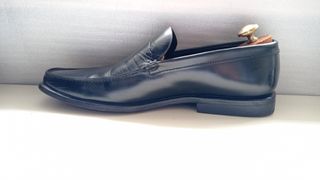 Mocassini Prada Pelle Blu Tg 40.5