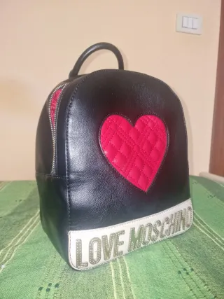 Zaino Love Moschino cuore rosso