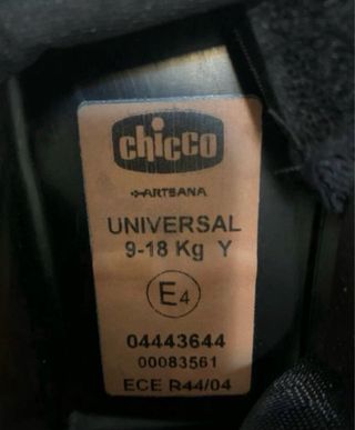 Silla coche Chicco Isofix