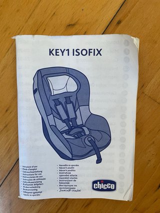 Silla coche Chicco Isofix