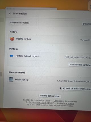 MacBook Pro 2017 Gris Espacial