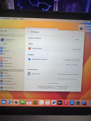 MacBook Pro 2017 Gris Espacial