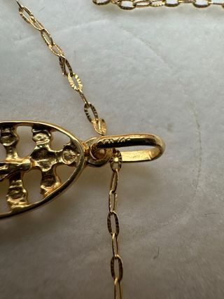 Collar + Cruz Caravaca Oro 1ª Ley