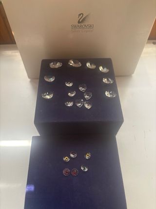 15 Cuoricini Swarovski + 5 Fiorellini