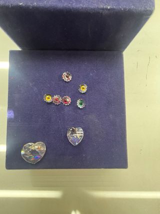 15 Cuoricini Swarovski + 5 Fiorellini