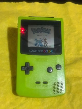 Nintendo Game Boy Color Verde + Pokémon Azul