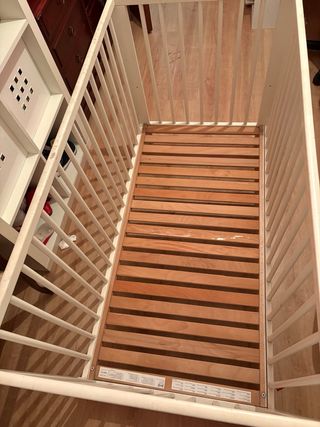 Cuna con dos colchones