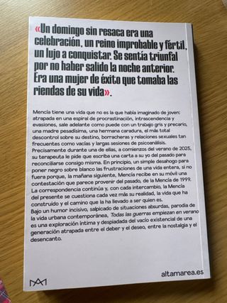 Todas las guerras empiezan en verano. Diana Aller