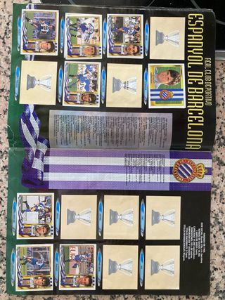 Álbum cromos Liga Fútbol 95-96