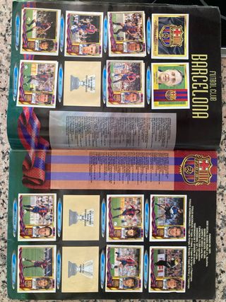 Álbum cromos Liga Fútbol 95-96