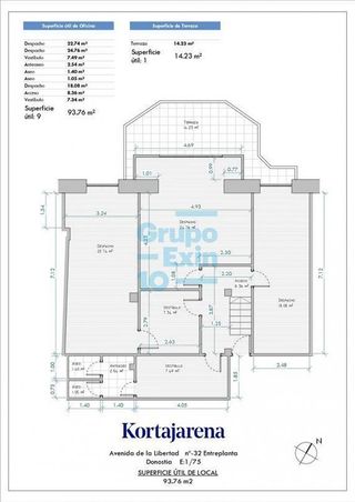 Oficina en alquiler en Centro en San Sebastián-Donostia