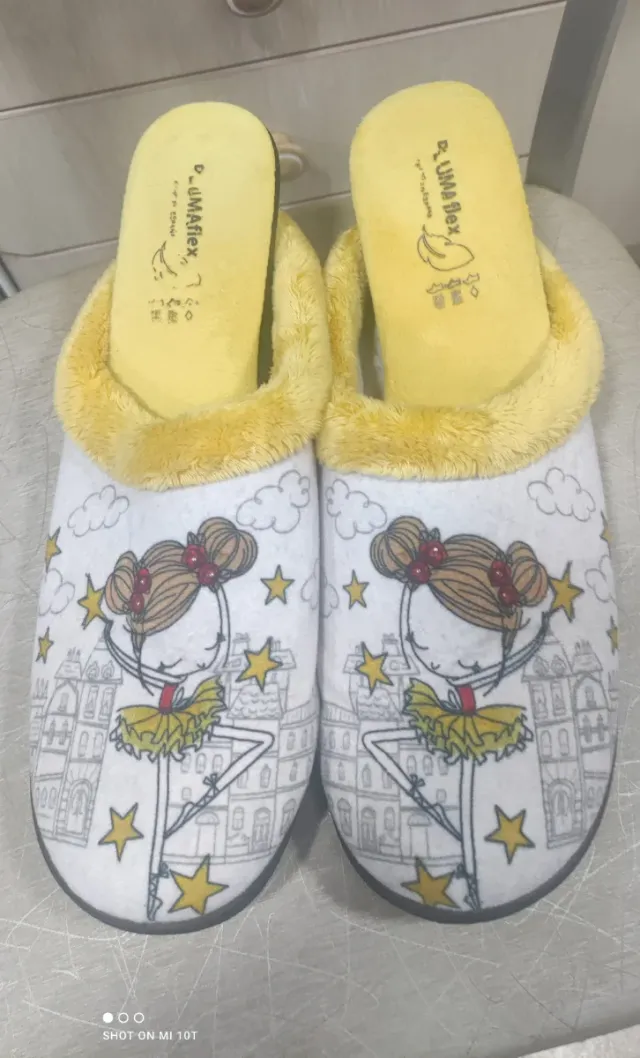 Zapatillas de casa: Plumaflex.