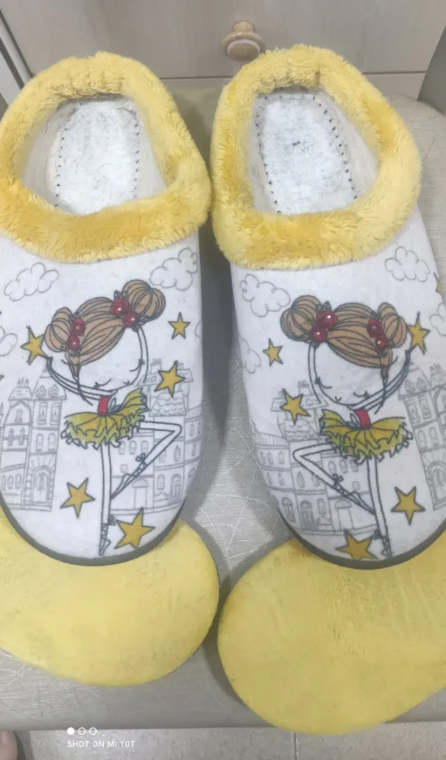 Zapatillas de casa: Plumaflex.