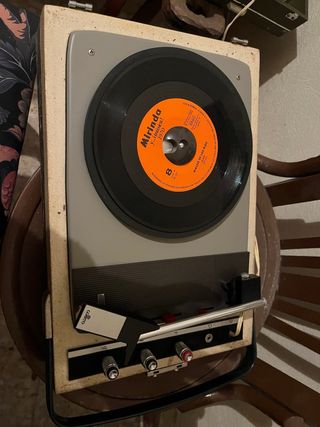 Tocadiscos Cosmo 1201 Beige/Gris