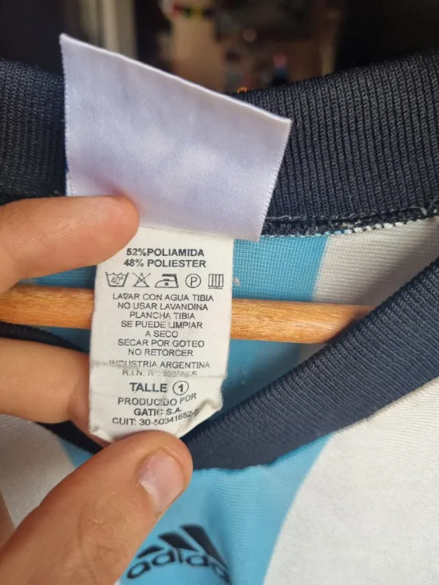 Camiseta Argentina 1998 Original Adidas