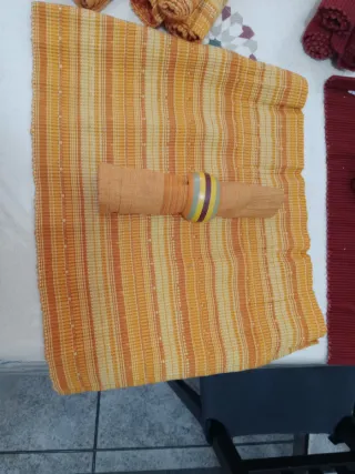 Salvamanteles individuales de tela y servilletas