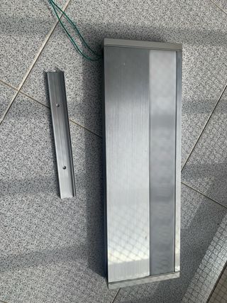 Luz LED Baño Plata y Blanca