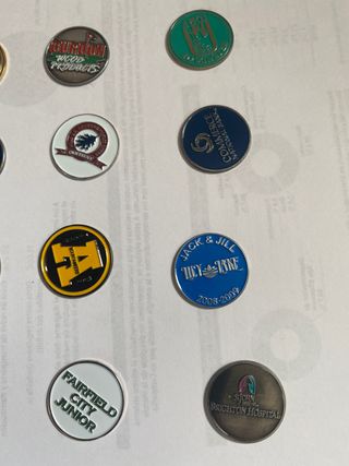 Marcadores de golf variados