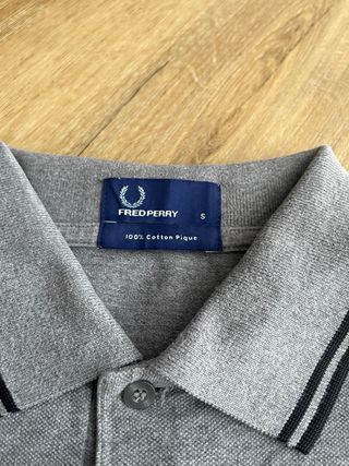 Polo Fred Perry Gris Talla S