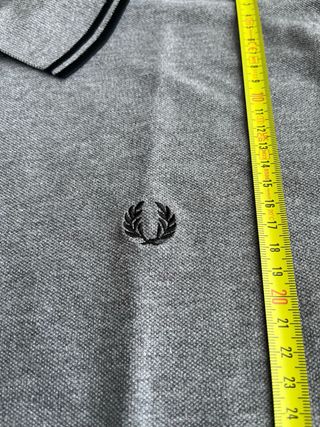 Polo Fred Perry Gris Talla S