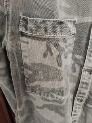 Camicia Zara Mimetica Pesante