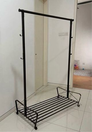 Burro perchero Ikea Portis negro